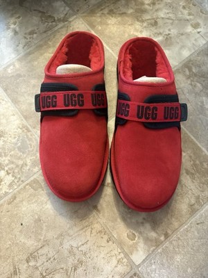 UGG Dune Slip-On slippers Red Suede Men s Size 12
