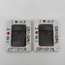 Vtg Fetco 90s I Love My Grandma Grandpa Ceram...
