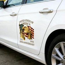 America 250 Decal -250th Anniversary USA Patriotic Car Decal - Waterproof Ame...