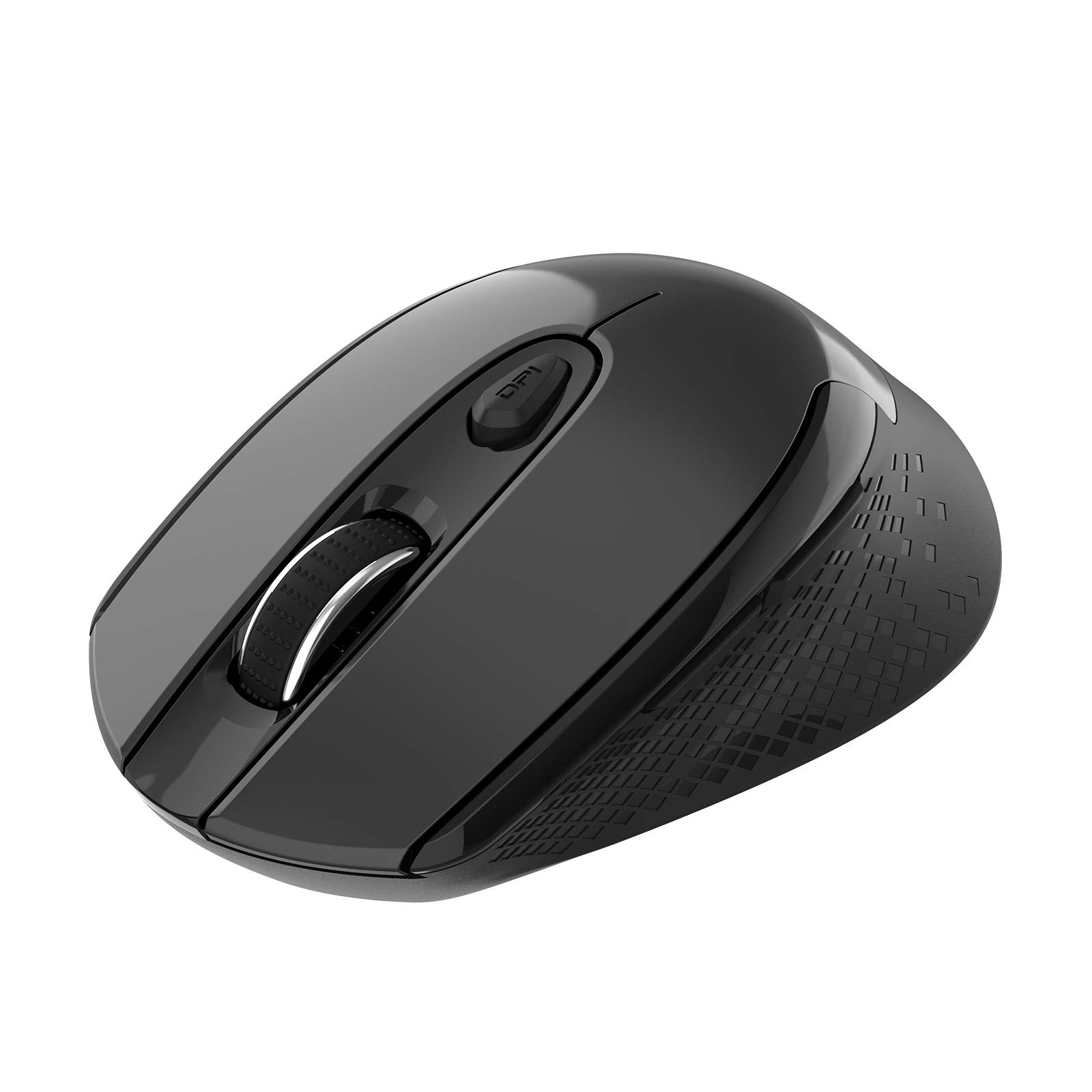Ergonomic 2.4G Wireless Optical Mouse with 6 Silent Buttons for Computers