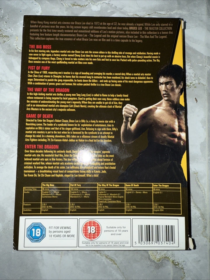 Bruce Lee: The Master Collection [DVD] BOXSET - Image 2 of 3