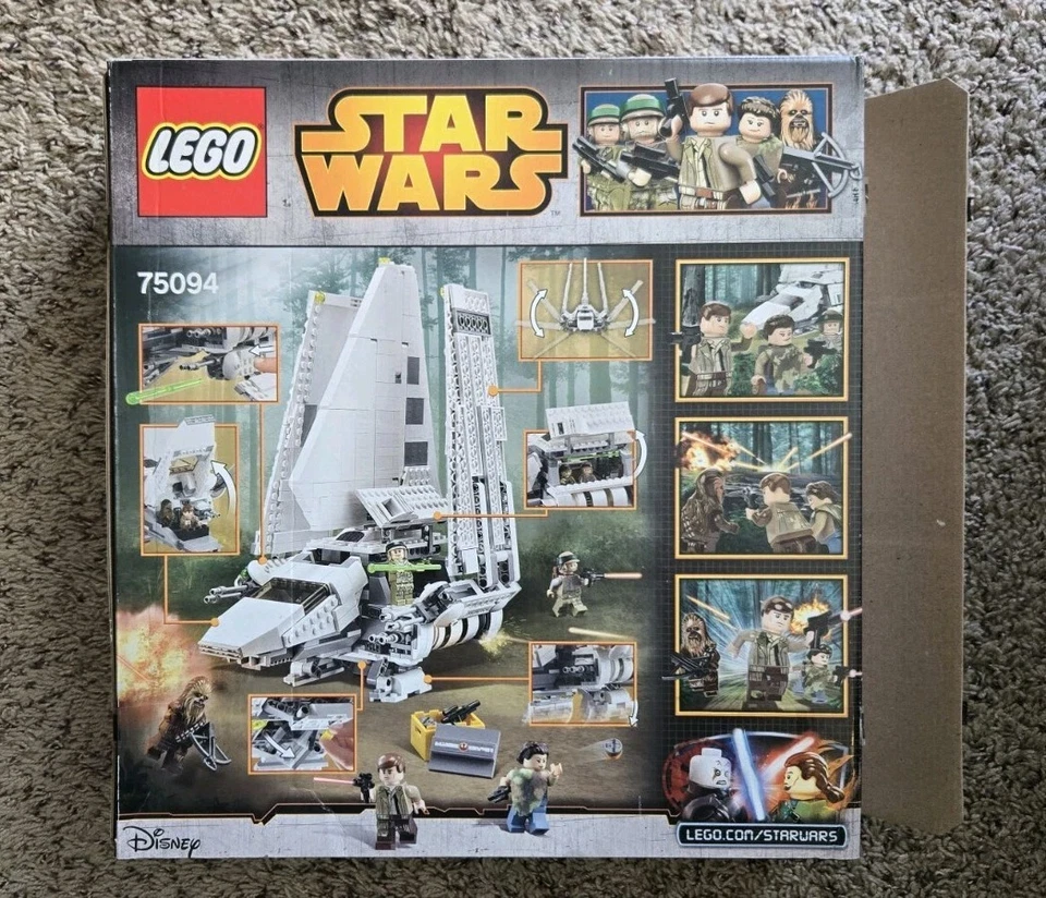 LEGO Star Wars: Imperial Shuttle Tydirium (75094) 100% Completo, Caja, Inst, Mini Foto 2 de 4
