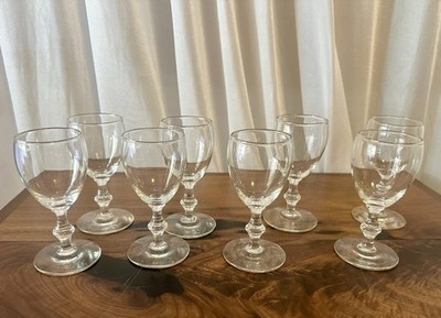 Stemmed Cordial Glasses,  Lot of 8