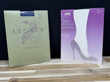  Lot Of 2  Regular & Control Top Pantyhose  S...