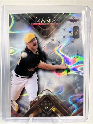 2024 Wild Card Auto Mania - Paul Skenes 4/5 #AMAT-PS2
