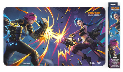 Vi vs Jinx Riftbound League of Legends Playmat Vendetta