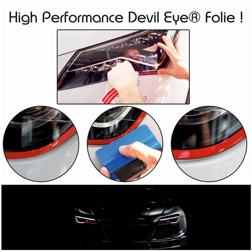 Devil Eye® Scheinwerfer Folie Stripe für Scirocco Tuning Zubehör Streifen KX004 - Picture 6 of 7