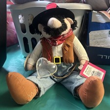 PBC Achy Breaky Heart Cowboy Singing Plush Doll 1990s doesn  t Work 