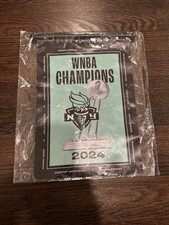 New York Liberty 2024 WNBA Champions Teal Black Banner WNBA Finals Basketball