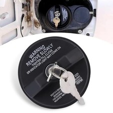 Pack-1 Car Fuel Tank Cap with Lock, Fuel Filler Port Leak-Proof Sealing Cover,
