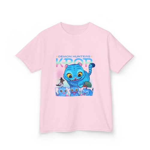 Derpy Tiger Dem0n Hunters K-Pop Kids Tee, Cute Tee for Kids, Fun Graphic Shirt - Picture 23 of 24