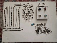 Sterling Silver jewelry Lot 925 Wear Or Recovery Scrap All Usable,Designer