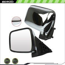 For 1986-93 Mazda Pickup B2200 Ub45 Leftright Side Mirrors Chrome Fold Manual