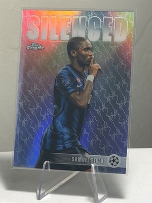SAMUEL ETO'O 2025-26 Topps Chrome UEFA CC #SHH-9 Silenced Inter Milan FC