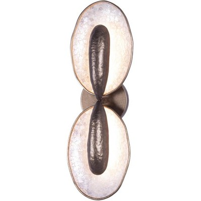 Kalco Lighting 523332PAB Spat Wall Sconce Wall Light in Pearlized Antique Brass