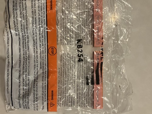 Lower control arms 1967 Ford Mustang with metal roller, black NOS MOOG K8121, made in USA, in clear packaging.