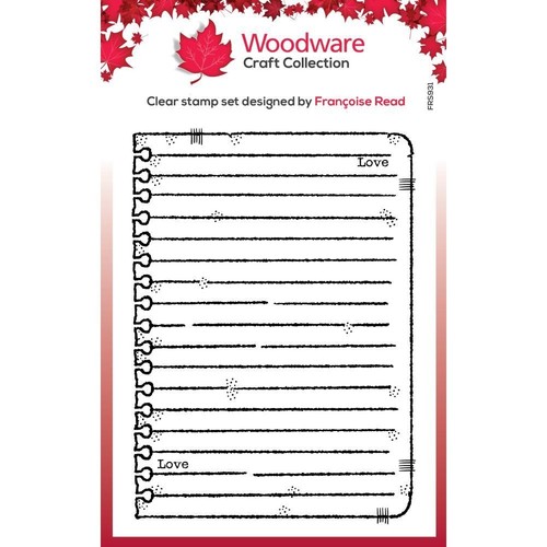 Neu Creative Expressions Stempel HOLZWAREN SAMMEL NOTIZBUCH SEITE kostenloser Versand USA