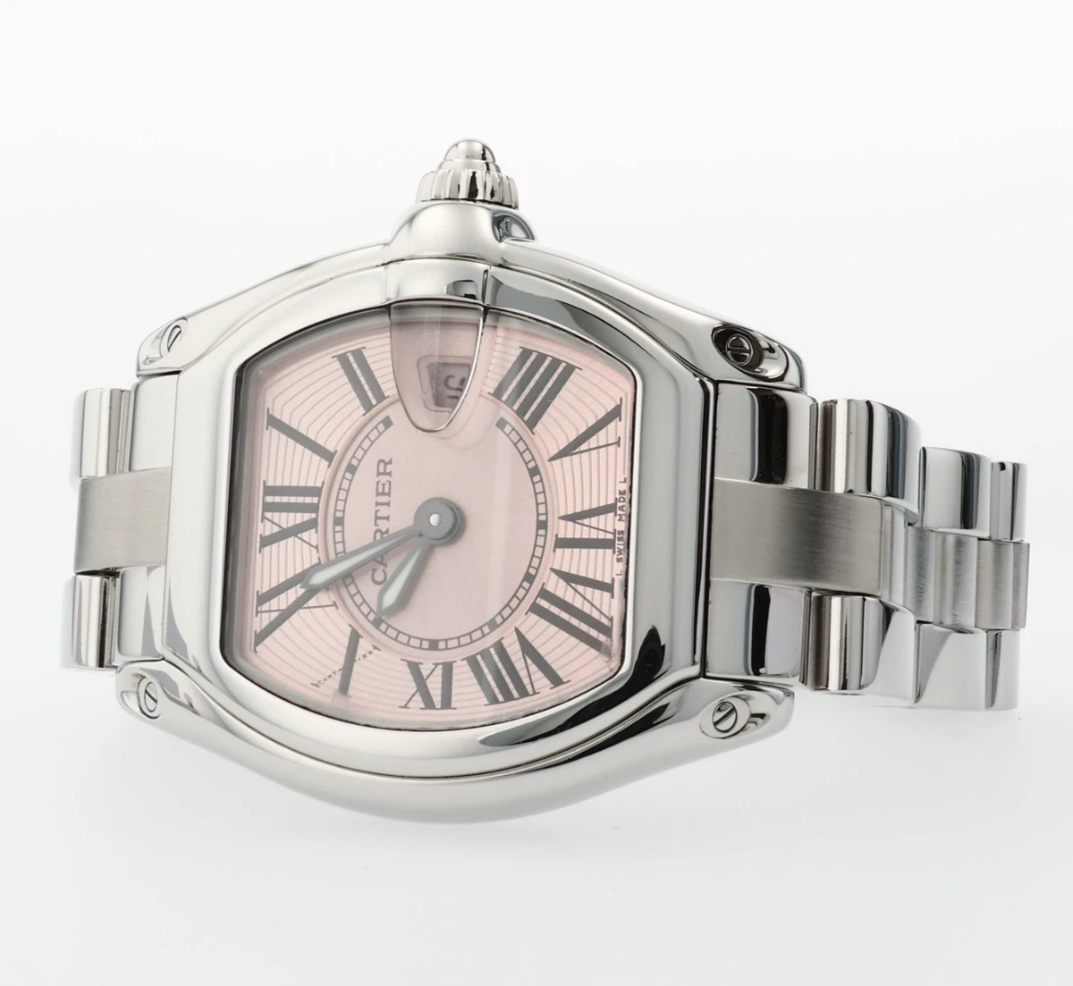 CARTIER Roadster SM W62054V3 2007 Limited Date Quartz Ladies Watch_955027 Cartier Roadster Quartz Battery Wristwatches for sale | eBay main image 4