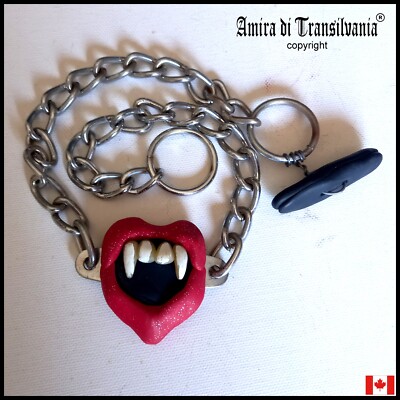 necklace jewelry locket chain women men heart hip hop rapper trapstar vampire ny