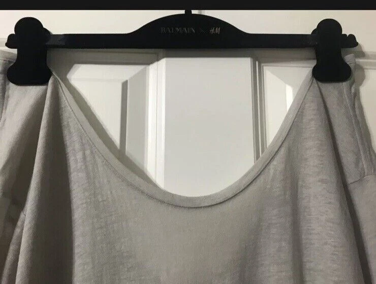 BNWT HELMUT LANG CLASSIC THREADBARE DOLMAN SLEEVE BLOUSE TOP SHIRT TUNIC M - Image 4 of 4