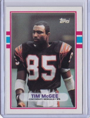 1989 TOPPS FOOTBALL #29 TIM MCGEE CINCINNATI BENGALS (ID8) | eBay