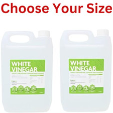 Very Strong White Vinegar 10L, Premium Quality Cooking Cleaning Stain Remover Uk