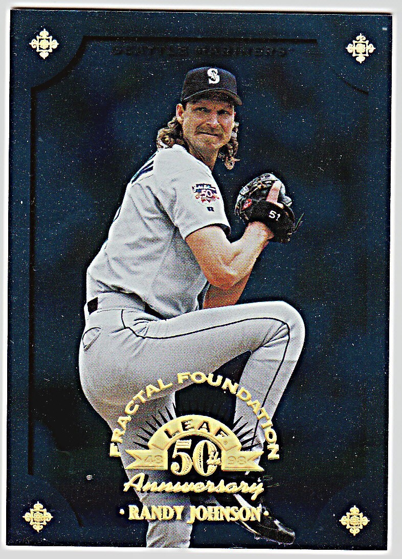 1998 LEAF FRACTAL FOUNDATION #30 RANDY JOHNSON Seattle Mariners Baseball Card