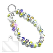 Stunning Water Droplet Beaded Phone Chain Strap for Moto Samsung LG Phone Camera