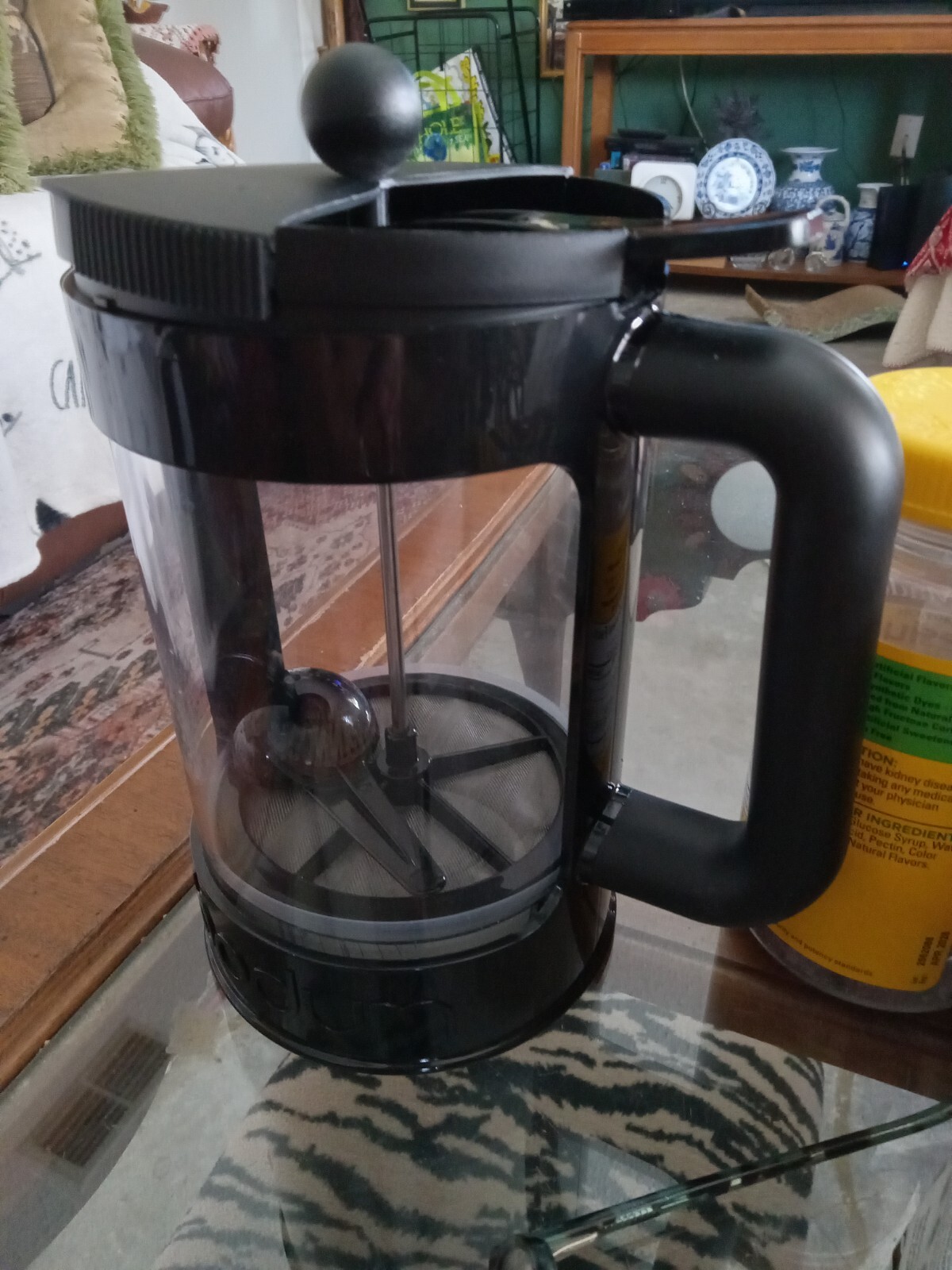 For Cold Brew Ice Coffee Maker, 51 Oz Black, No Box.