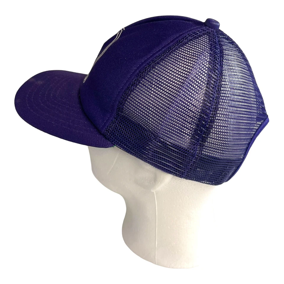 De colección Shippensburg PA Púrpura Maíz Festival Snapback Camionero Sombrero Malla Nueva Era Foto 3 de 4