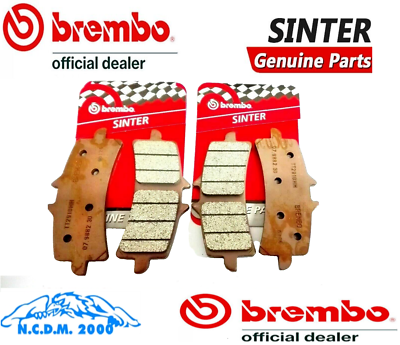 Brembo Brake Pads Kit Kawasaki ZX-10R ABS 1000 2017 Front + Rear