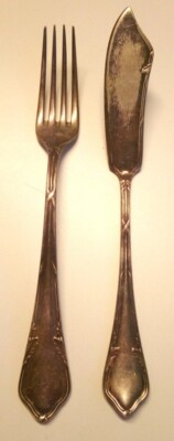 Wellner Fischbesteck - Alpacca Silber 48 - #sk