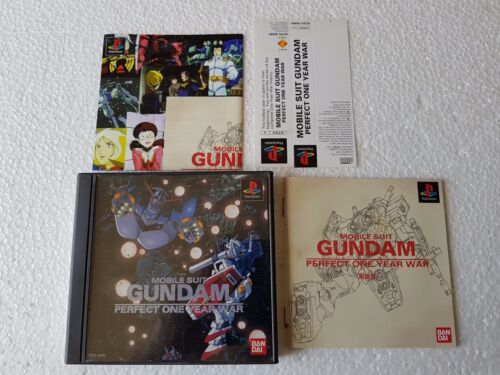 PSX SONY PLAYSTATION JAP NTSC MOBILE SUIT GUNDAM PERFECT ONE YEAR WAR  W/SPINE - Foto 1 di 1