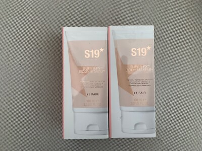 2 x S19 STUDIO + LAB SUPER FX BODY MAKE-UP #1 FAIR 100ml NEU IN OVP PORTOFREI