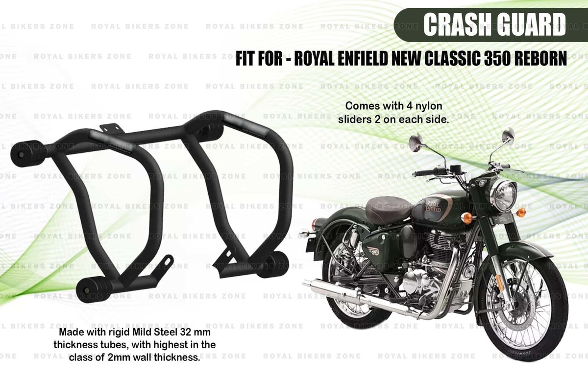 royal enfield classic 350 reborn leg guard