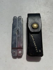 Vintage Leatherman Super Tool W/ Sheath CLEAN!