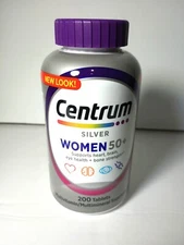 Centrum Silver Women 50+ Multivitamin/Multimineral Supplement 200 tablets