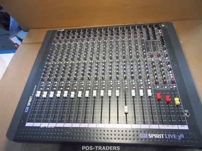 SoundCraft Spirit Live 3-2 | 16 Channel Mixing Console | 2 Mix Bus