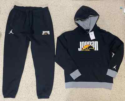 Nike Air Jordan Sport Statement DNA Men's Tracksuit Hoodie & Pants Set Sweatsuit