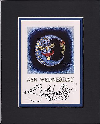 Jamie Hayes SIGNED LITHOGRAPH MARDI GRAS 2010 New Orleans ASH WEDNESDAY MOON