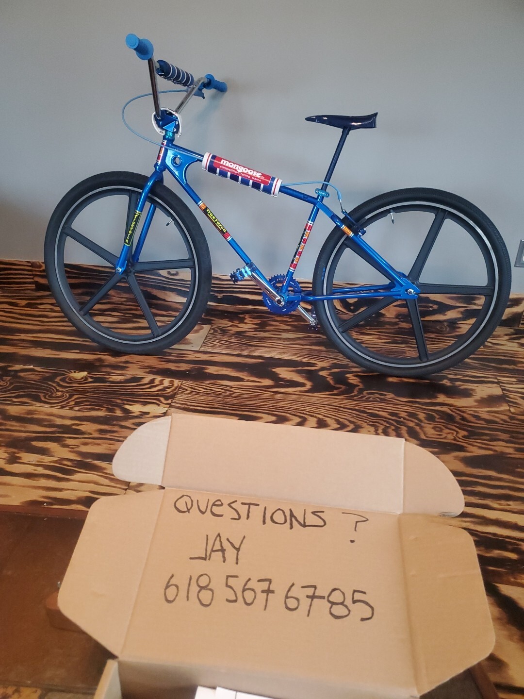 BLUE On BLUE 29 BMX CRUISER JTT MONGOOSE TRIBUTE SHOW CRUISER BiKE