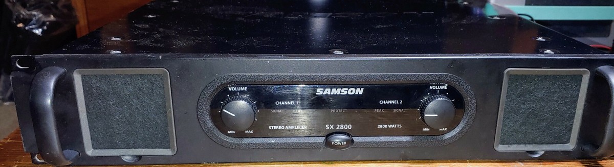 Samson / Crown SX2800 Stereo Power Amplifier 900 Watts Per Side