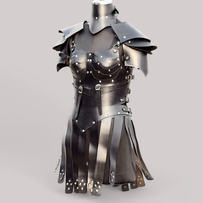 Medieval Renaissance Costume for Women LARP Leather Outfits