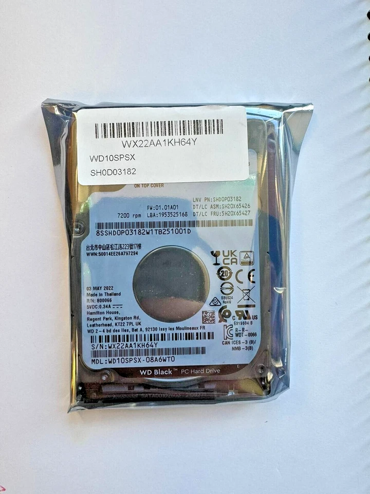 WD_BLACK 1TB 7200 RPM", "SATA III", "Internal Hard Drive - Image 4 of 4