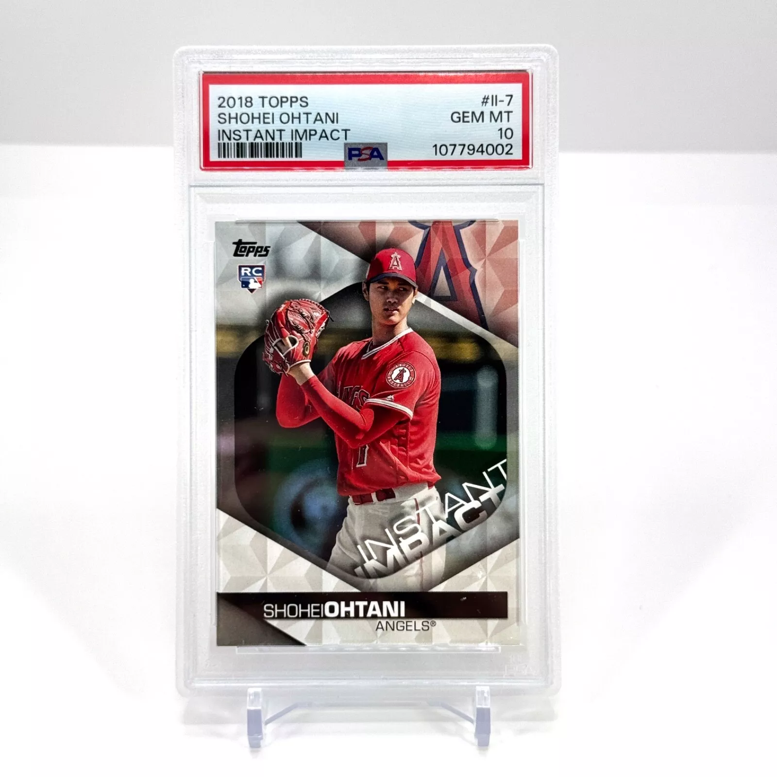Shohei Ohtani trading card