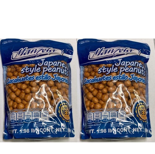 Packs 2 Manzela Japanese Style Peanuts cacahuate estilo japones Each 1.97 - Imagen 2 de 7