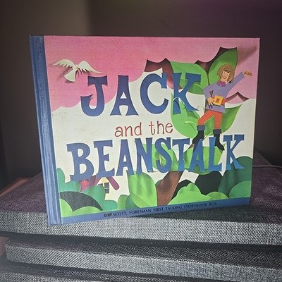 Jack and the Beanstalk Scott Foresman Book+Record Set 1960s Talking Storybook