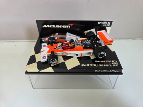Minichamps 1/43 McLaren Ford M23 J. Hunt - Gp Long Beach 1977 - 530774391