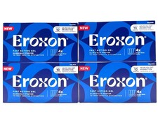 4 pack Eroxon StimGel Fast Acting Gel 4 Single Dose Tubes Per Box Exp 07/26 NIB