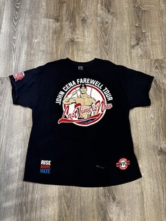 Authentic John Cena WWE FAREWELL TOUR SHIRT SIZE 2 XL NEW YORK CITY